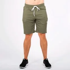 Star Nutrition Gear Star Mesh Shorts, Olive -butik med fitnessudstyr SNA1044 OLV R STAR MESH SHORTS OLIVE 02 0920 1