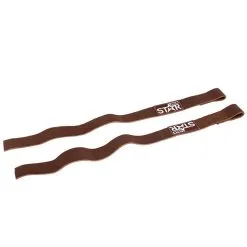 Star Nutrition Gear Star Gear Leather Lifting Straps -butik med fitnessudstyr STA1300 08 OS Stargear lifting straps brown 3