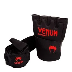 Venum Kontact Gel Glove Wraps, Black/Red -butik med fitnessudstyr VENUM 0181 100 Venum Kontact Gel Glove Wraps Black Red 05 0522