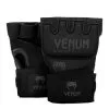 Venum Kontact Gel Glove Wraps, Black/Black