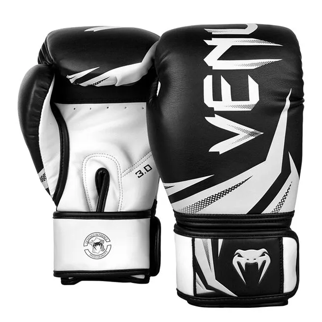 Venum Challenger 3.0 Boxing Gloves - Black/White 2 Venum Challenger 3.0 Boxing Gloves - Black/White - Billede 2