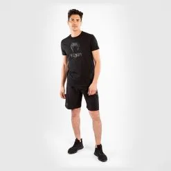 Venum Classic T-shirt, Black/Black 11 Venum Classic T-shirt, Black/Black -butik med fitnessudstyr VENUM 03526 114R Venum Classic T shirt Black Black 06 0522