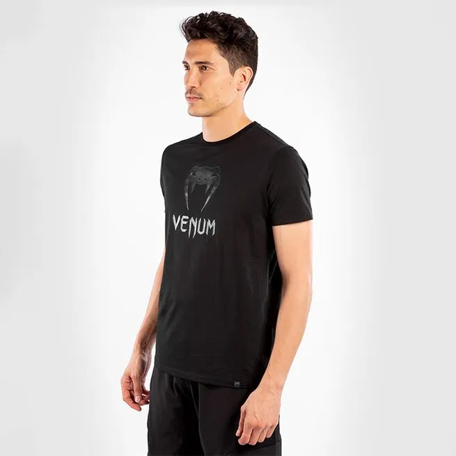Venum Classic T-shirt, Black/Black 2 Venum Classic T-shirt, Black/Black - Billede 2
