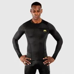 Venum G-Fit Rashguard, Long Sleeves, Black/Gold