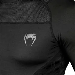 Venum G-Fit Rashguard, Short Sleeves, Black -butik med fitnessudstyr VENUM 03792 001R Venum G Fit Rashguard Short Sleeves Black 04 0522