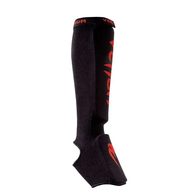 Venum Kontact Shin Guards, Black/Red 9 Venum Kontact Shin Guards, Black/Red - Billede 9