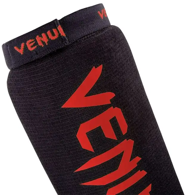 Venum Kontact Shin Guards, Black/Red 11 Venum Kontact Shin Guards, Black/Red - Billede 11