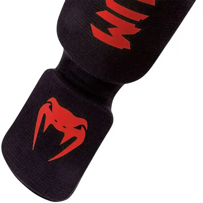 Venum Kontact Shin Guards, Black/Red 12 Venum Kontact Shin Guards, Black/Red - Billede 12