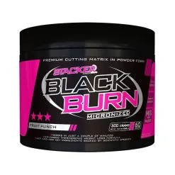 STACKER2 Europe Black Burn Micronized, 300 Gram, Fruit Punch