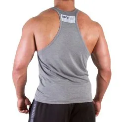 Gorilla Wear Classic Tank Top, White -butik med fitnessudstyr classic tank top grey melange gorilla wear 2
