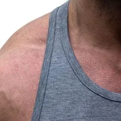 Gorilla Wear Classic Tank Top, White -butik med fitnessudstyr classic tank top grey melange gorilla wear 5