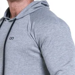 Chained Nutrition Gear Chained Thermal Hood, Light Grey Melange -butik med fitnessudstyr cng1010 lgm r