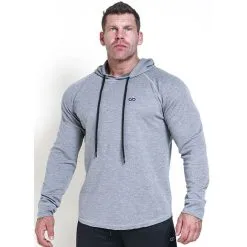 Chained Nutrition Gear Chained Thermal Hood, Light Grey Melange -butik med fitnessudstyr cng1010 lgm r chained thermal hood light grey melange 1