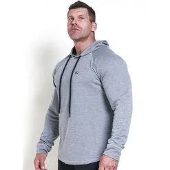 Chained Nutrition Gear Chained Thermal Hood, Light Grey Melange -butik med fitnessudstyr cng1010 lgm r chained thermal hood light grey melange 1 1