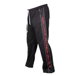 Gorilla Wear Functional Mesh Pants, Black/Red -butik med fitnessudstyr functional mesh pants black red gorilla wear 1 1