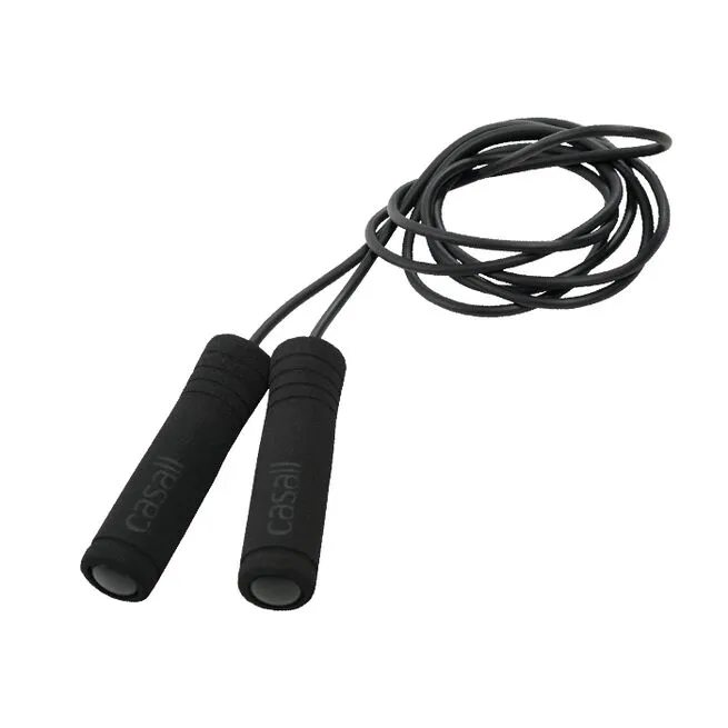 Casall Sports Prod Jump Rope Foam Handle, Black 1 Casall Sports Prod Jump Rope Foam Handle, Black