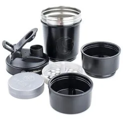 MetalShake, Black Steel, 600 Ml -butik med fitnessudstyr ms01 metalshake black 600ml 1