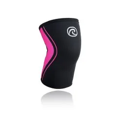 REHBAND Rx Knee Support 3 Mm X2 -butik med fitnessudstyr setrehband1 rx knee support 3 mm x2 Black Pink Rehband 0320