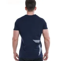 Star Nutrition Gear Star Nutrition Raglan T-shirt, Navy Blue -butik med fitnessudstyr sna1005 blu r star nutrition raglan tee navy 2