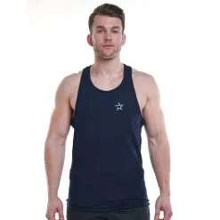 Star Nutrition Gear Star Nutrition Tank Top, Black -butik med fitnessudstyr sna1010 blu r star nutrition tanktop navy 3 2