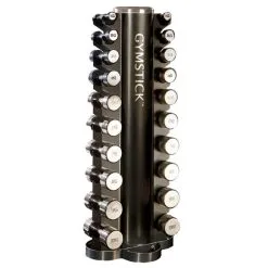 Gymstick Tower Rack With Chrome Dumbbell Set